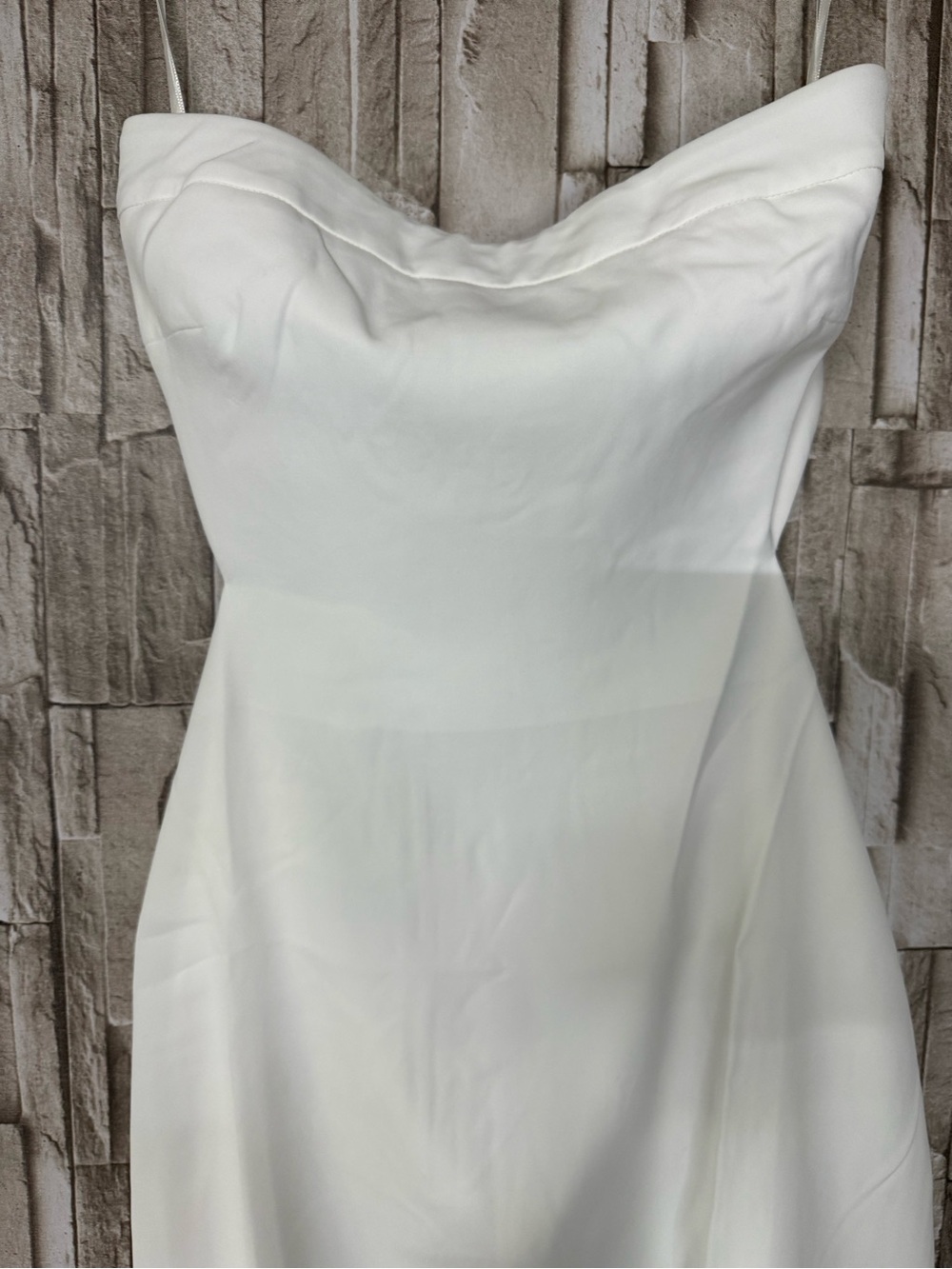 Sachin + Babi Strapless White Column Dress - Picture 3 of 6